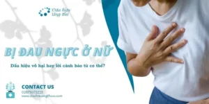 Bị đau ngực ở nữ